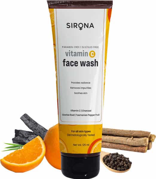 Sirona Vitamin C Face Wash For Men & Women 125 Ml