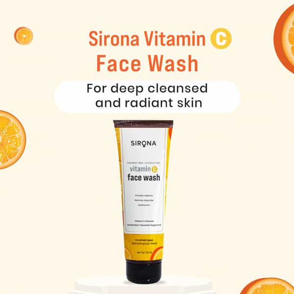 Sirona Vitamin C Face Wash For Men & Women 125 Ml