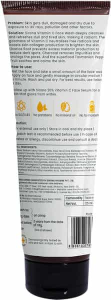 Sirona Vitamin C Face Wash For Men & Women 125 Ml