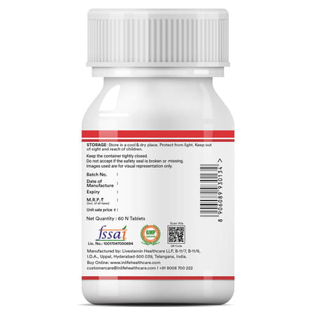 Inlife Iron Folic Acid Supplement (60 Tablets)