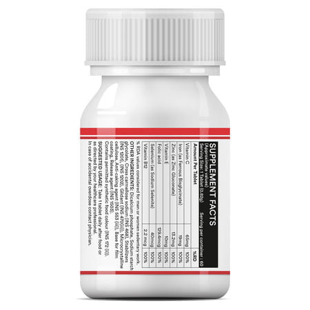 Inlife Iron Folic Acid Supplement (60 Tablets)