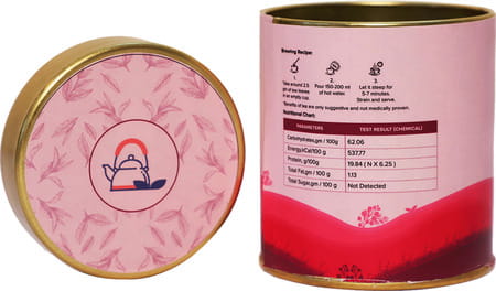 The Infused Kettle Hibiscus Green Tea(Tisane) (50 Gms)