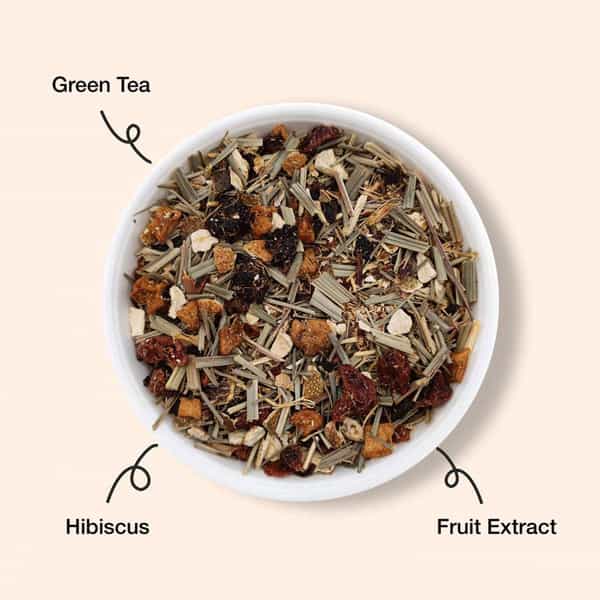 The Infused Kettle Hibiscus Green Tea(Tisane) (50 Gms)