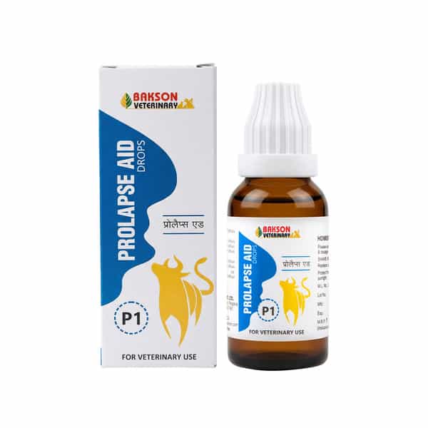 Baksons Veterinary Prolapse Aid (P1) Drops | For Veterinary Use | 30 Ml