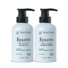 Beauty Garage Professional Keratin Smooth Daily Shampoo 300Ml With Keratin Smooth Conditioner 300Ml