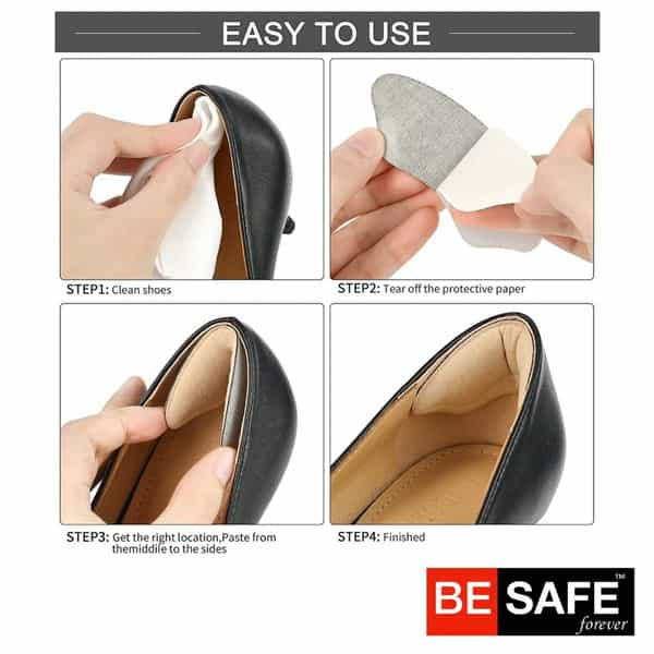 Besafe Forever Self Adhesive Shoe/ Heel Insole Suitable For All Pair Of 4