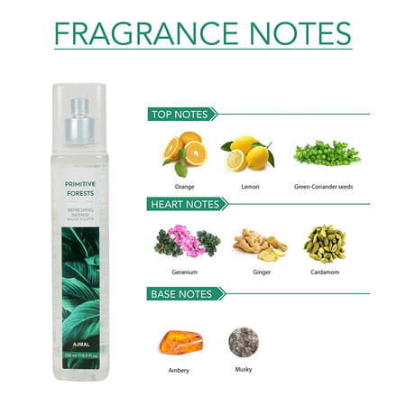 Ajmal Wild Waters & Primitive Forests Edt Pack Of 2 Each 250ml (Total 500ml) For Unisex