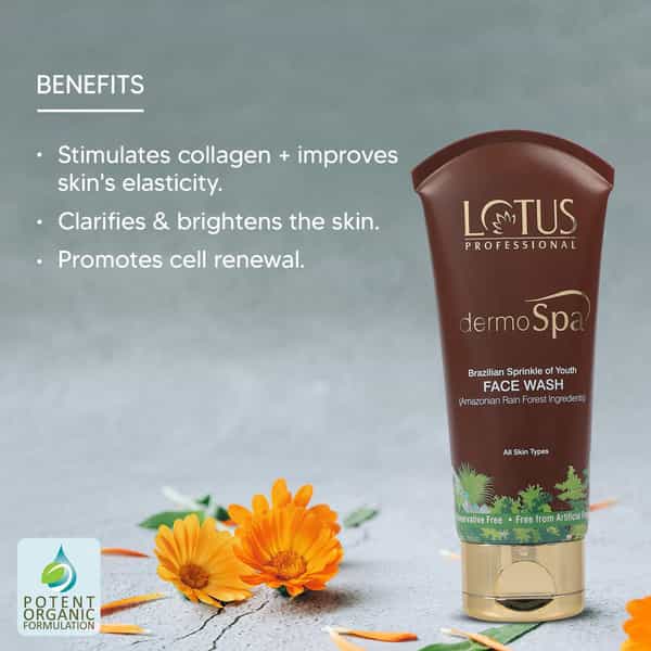 Lotus Professional Dermospa Brazilian Sprinkle Of Youth Face Wash 80G