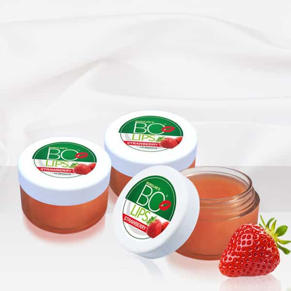 Boroline Bo Lips Flavoured Lip Balm | Strawberry Flavoured Natural Lip Care (10Gm) (Pack Of 3)