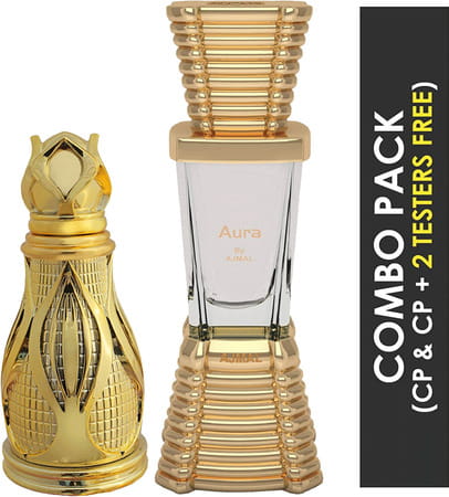 Ajmal Khofooq Perfume Oil 18ml For Unisex And Aura Perfume Oil10ml For Unisex 2 Parfum