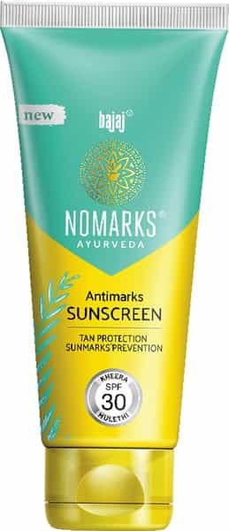 Bajaj Nomarks Ayurvedic Antimarks Sunscreen Spf 30 - 100G