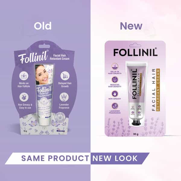 Rusan Follinil Facial Hair Retardant Cream - 30G