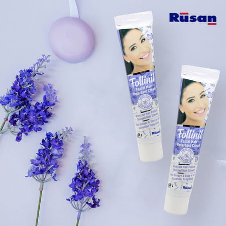 Rusan Follinil Facial Hair Retardant Cream - 30g