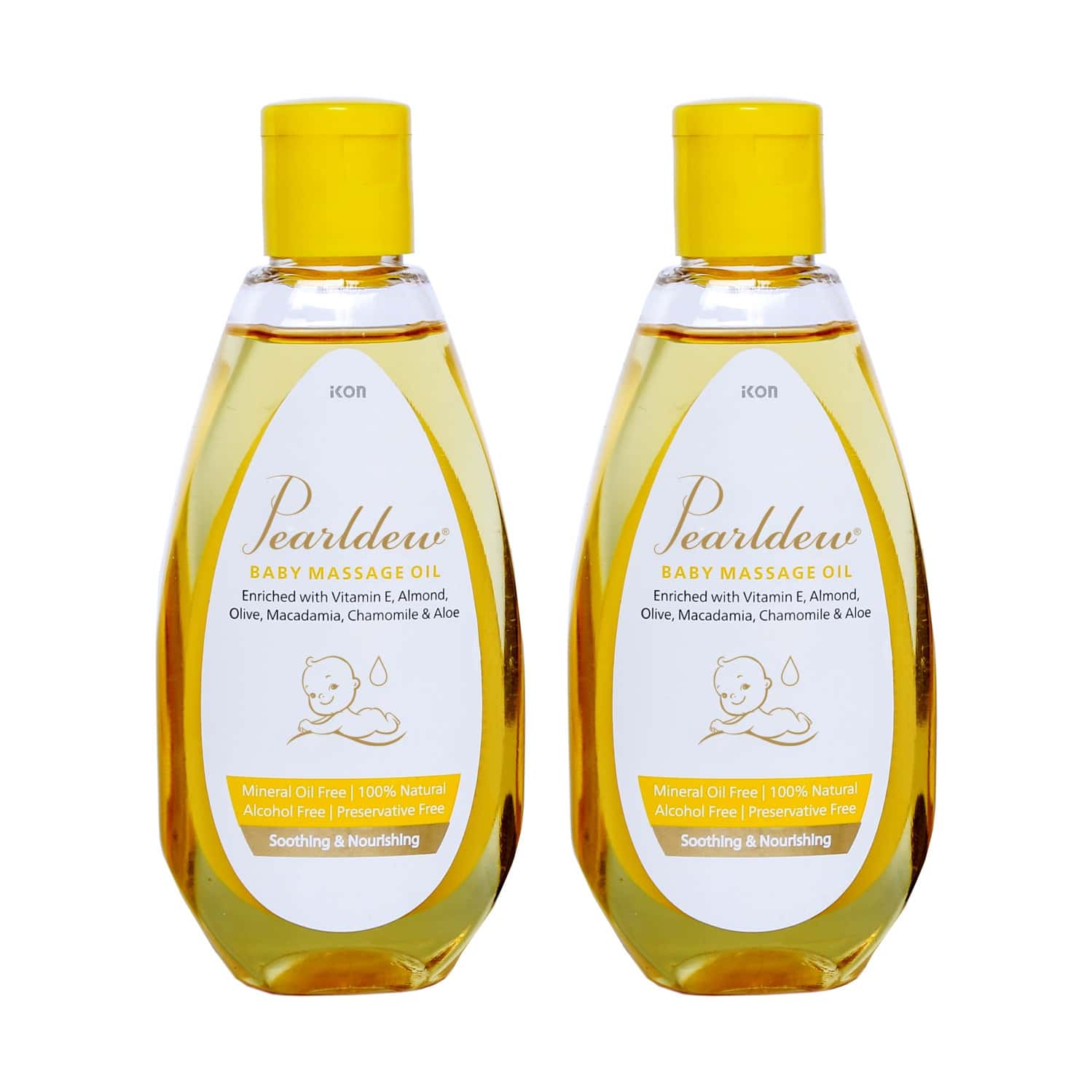 Buy PEARLDEW BABY MASSAGE OIL 100 ML WITH ALMOND OIL, ALOE & MUSTARD