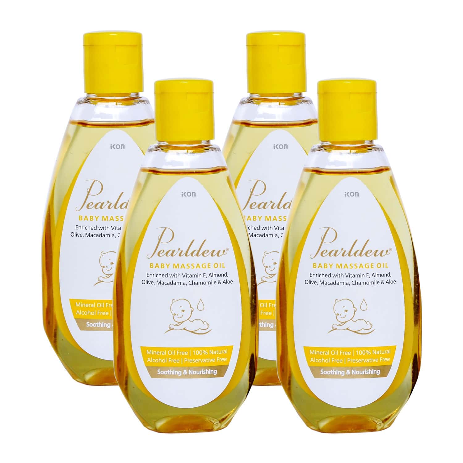 Buy PEARLDEW BABY MASSAGE OIL 100 ML WITH ALMOND OIL, ALOE & MUSTARD