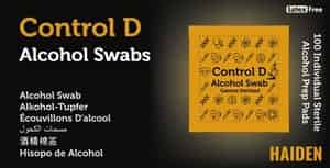 Control D Alcohol Swabs - 100