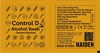 Control D Alcohol Swabs - 100