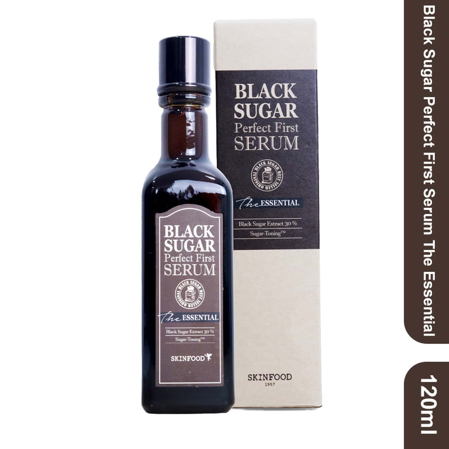 Skinfood Black Sugar Perfect First Serum The Essential - Essential Is A Hydrating - Aha - 120ml