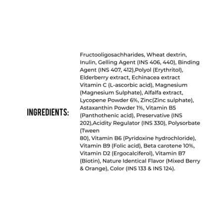 Nutriburst Defence Dynamo Minions Immunity Kids Gummies - 60 Gummy