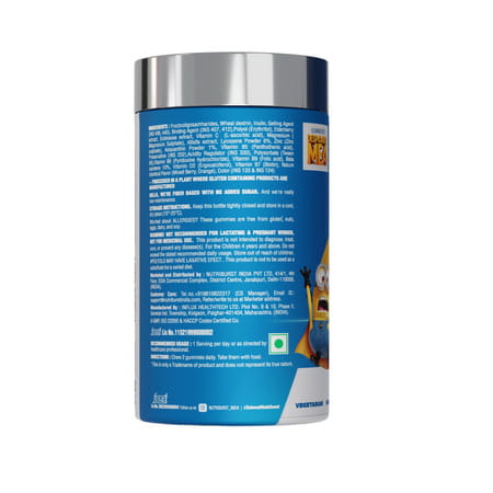 Nutriburst Defence Dynamo Minions Immunity Kids Gummies - 60 Gummy