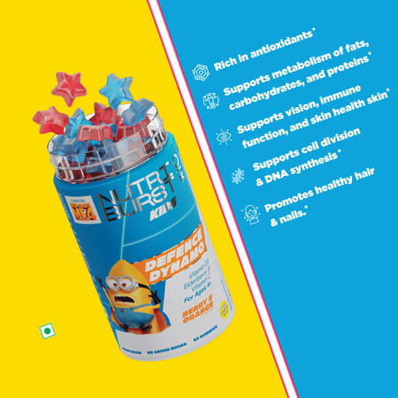 Nutriburst Defence Dynamo Minions Immunity Kids Gummies - 60 Gummy