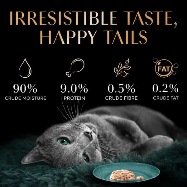 Sheba Deluxe Premium Adult (1+ Years) Wet Cat Food | Tuna And Prawns In Gravy | 85 G (Pack Of 24)