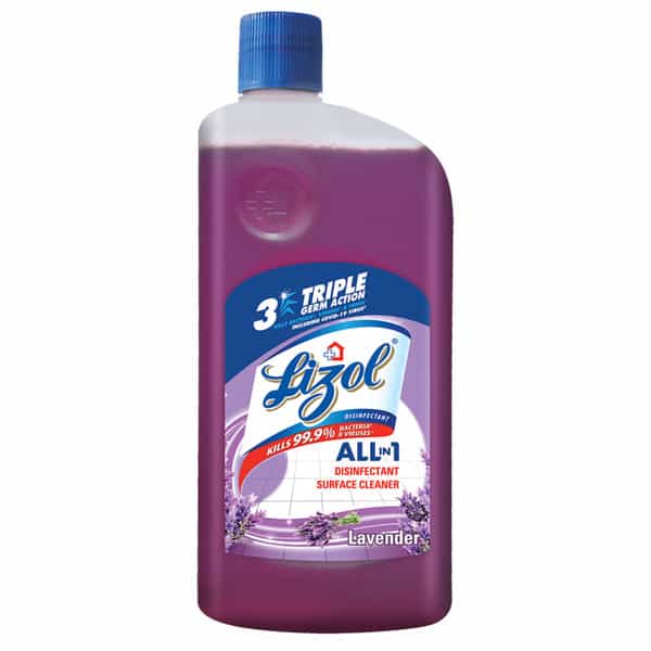 Lizol Lavender Disinfectant Floor Cleaner Liquid Bottle Of 1000 Ml