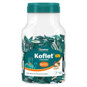 Himalaya Koflet Lozenges | For Sore Throat | Cough Relief |itching And Irritation| Jar | 200+25 Free
