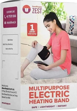 Sandpuppy Zest - New 5 In 1 Heating Pad For Pain Relief Best For Hands And Legs Knee Elbow And Ankle