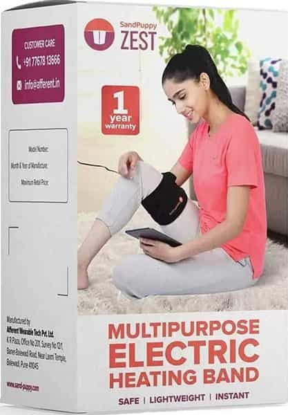 Sandpuppy Zest - New 5 In 1 Heating Pad For Pain Relief Best For Hands And Legs Knee Elbow And Ankle