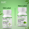 Inlife Green Tea Extract For Weight Loss & Antioxidant 50% Polyphenols 500 Mg - 60 Veg Capsules