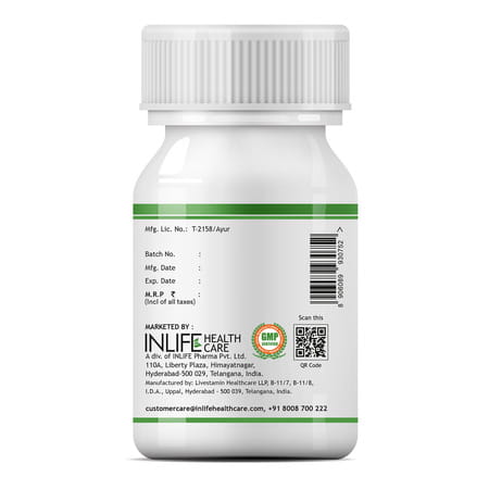 Inlife Green Tea Extract For Weight Loss & Antioxidant 50% Polyphenols 500 Mg - 60 Veg Capsules