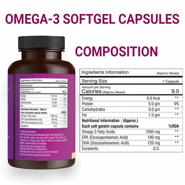 Hanacare Omega 3 Softgel Capsules