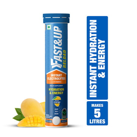 Fast&Up Reload Electrolyte Energy And Hydration Mango - 20 Tablets