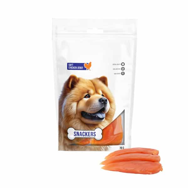 Snackers Soft Chicken Jerky Dog Treats | 70 G