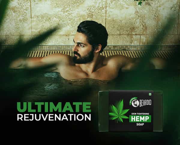 Beardo Skin Tightening Hemp Soap - 125 Gm