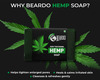 Beardo Skin Tightening Hemp Soap - 125 Gm