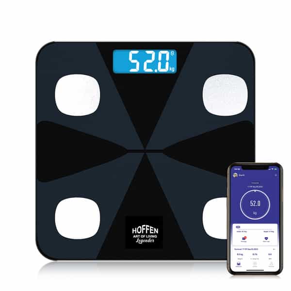 Hoffen Ho19 Bluetooth Bmi | Bmr Weight Machine For Body Weight With 13 Essential Body Parameters