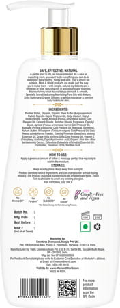 Mom & World Baby Nourishing Lotion For Baby Natural & Safe Enriched With Almond Oil Aloevera 400 Ml