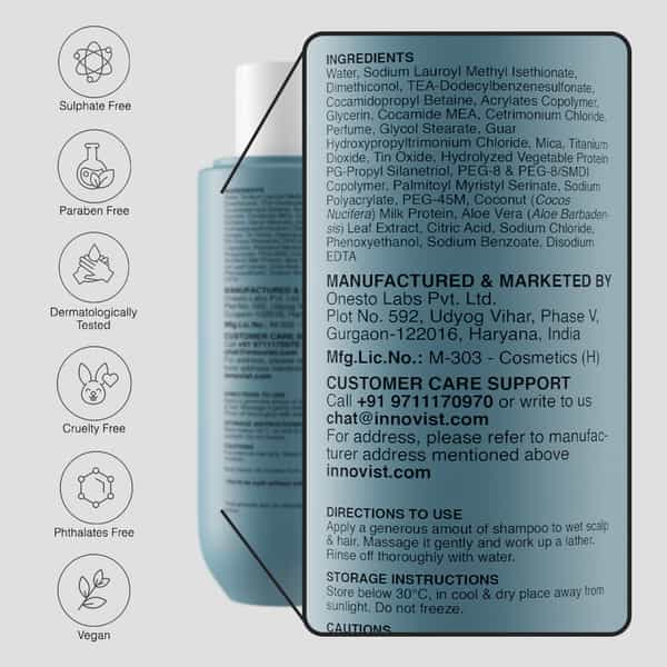 Bare Anatomy Expert Damage Repair Shampoo To Repair And Strengthen Brittle & Weak Hair 250 Ml