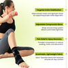 Actifit Ankle Support With Adjustable Band - Compression Brace For Pain Relief Sports & Gym - Size M