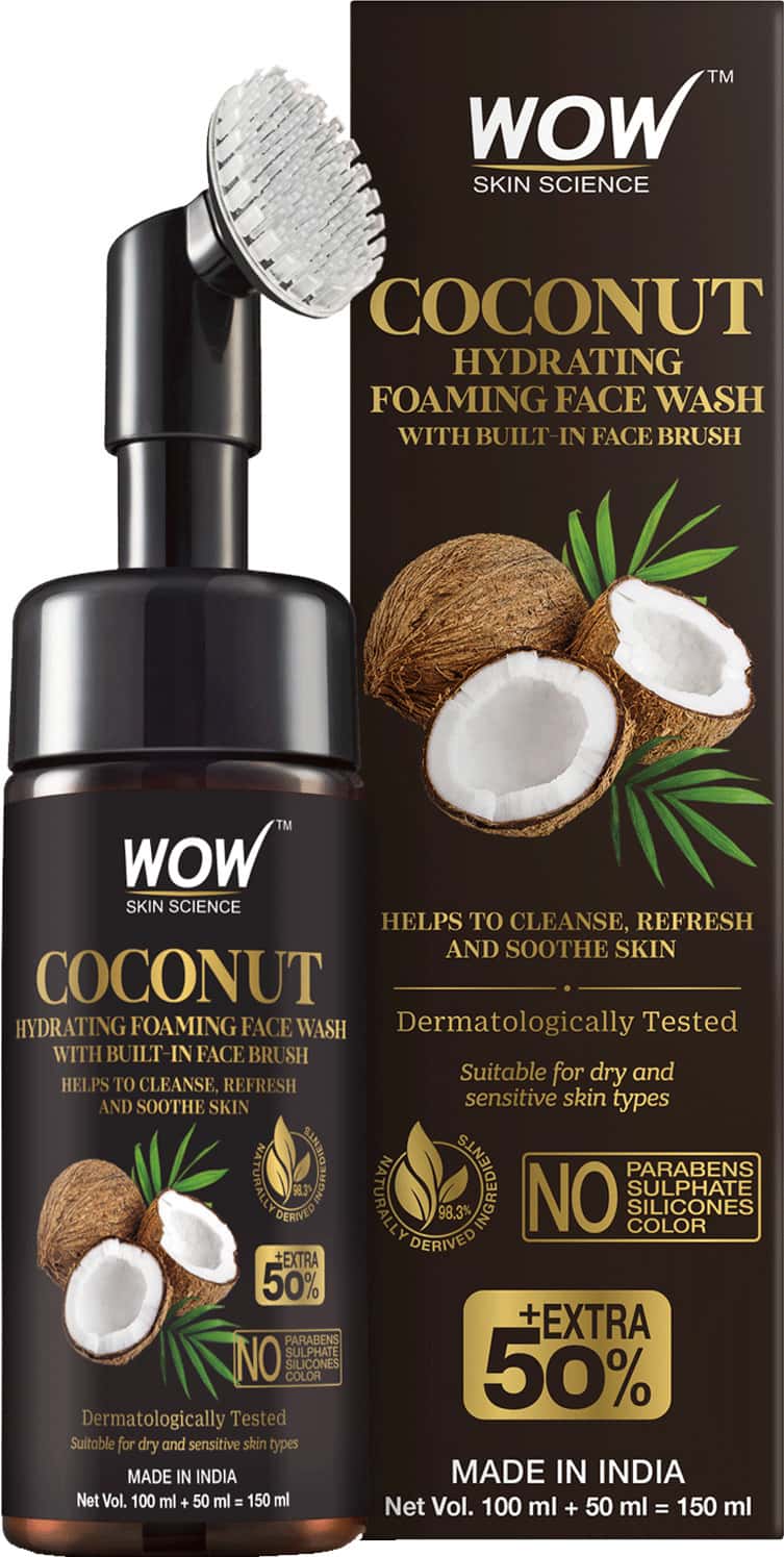 Buy WOW SKIN SCIENCE HIMALAYAN ROSE FOAMING FACE WASH WITH BUILTIN