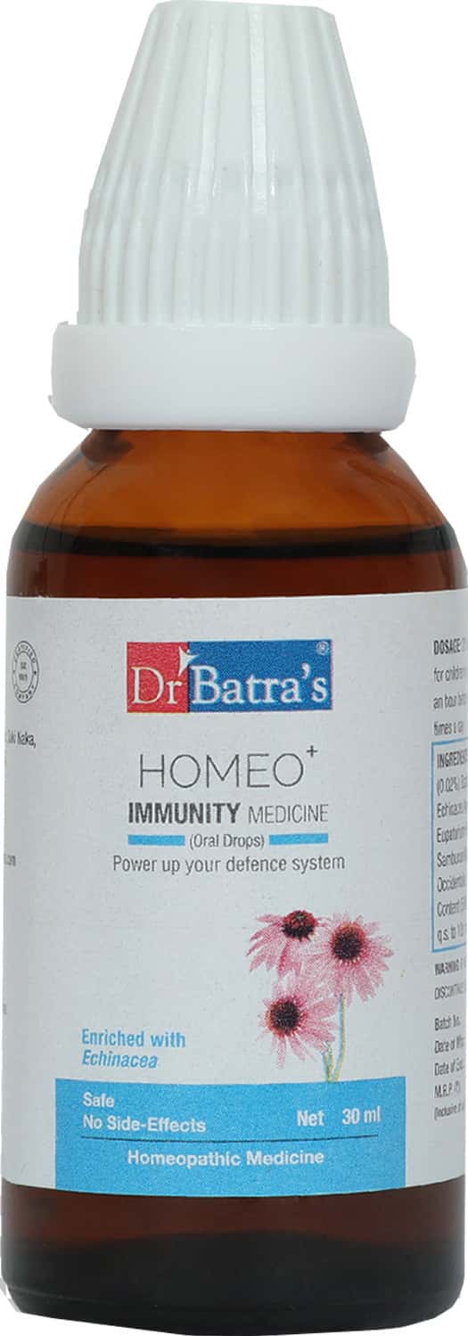 Dr Batra'S Homeo+ Immunity Medicine(Oral Drops) Power Up Your Defence System - 30 Ml