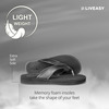 Liveasy Essentials Women's Diabetic & Orthopedic Slippers - Black - Size Uk 7 / Us 10