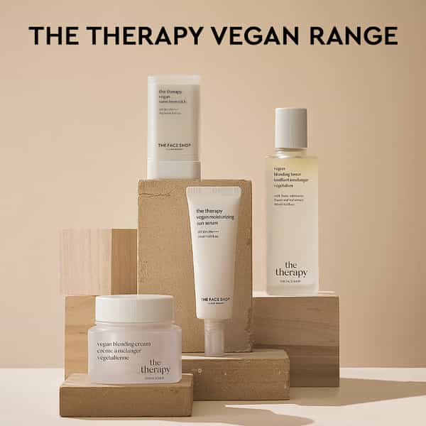 The Face Shop The Therapy Vegan Moisturizing Sun Serum