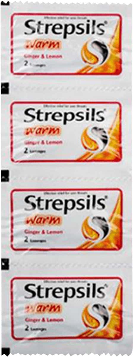 Strepsils Ginger & Lemon Lozenges Jar 100