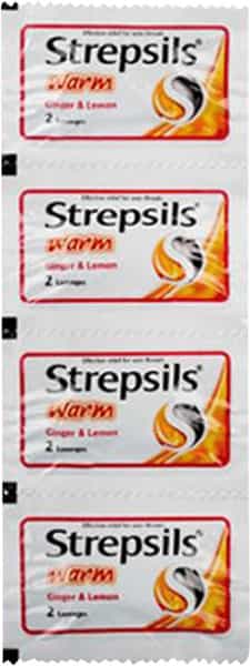 Strepsils Ginger & Lemon Lozenges Jar 100