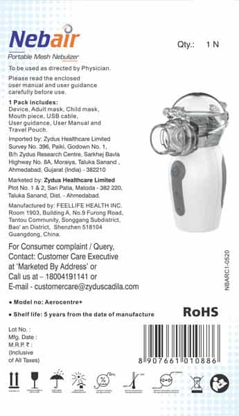 Nebair Variable Frequency  Portable Mesh Nebulizer