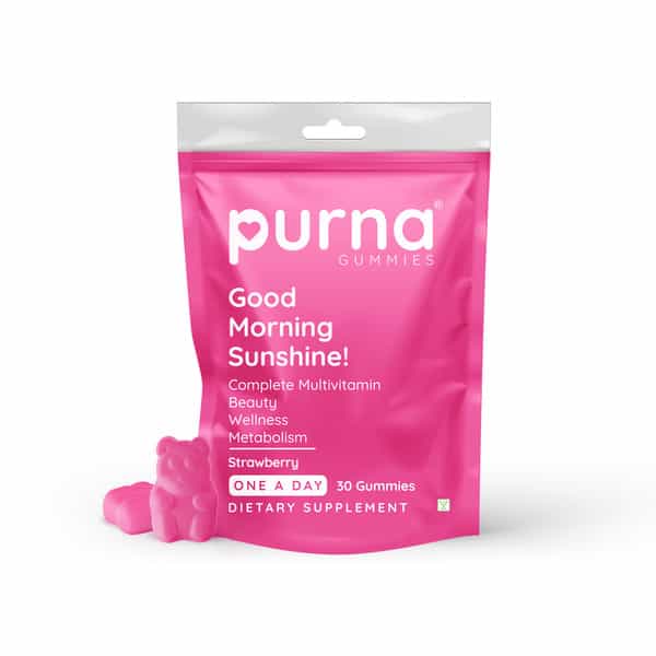 Purna Gummies Complete Beauty Multivitamin Strawberry Gummies - 30