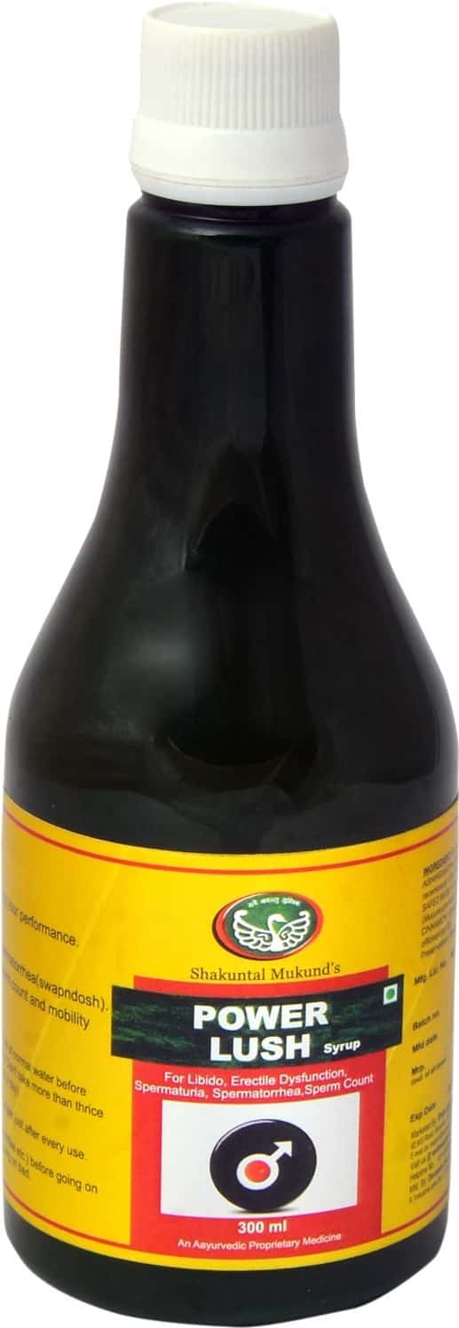 Smw'S Men'S Erectile Dysfunction Syrup Power Lush (Cronch Seed Based)300 Ml